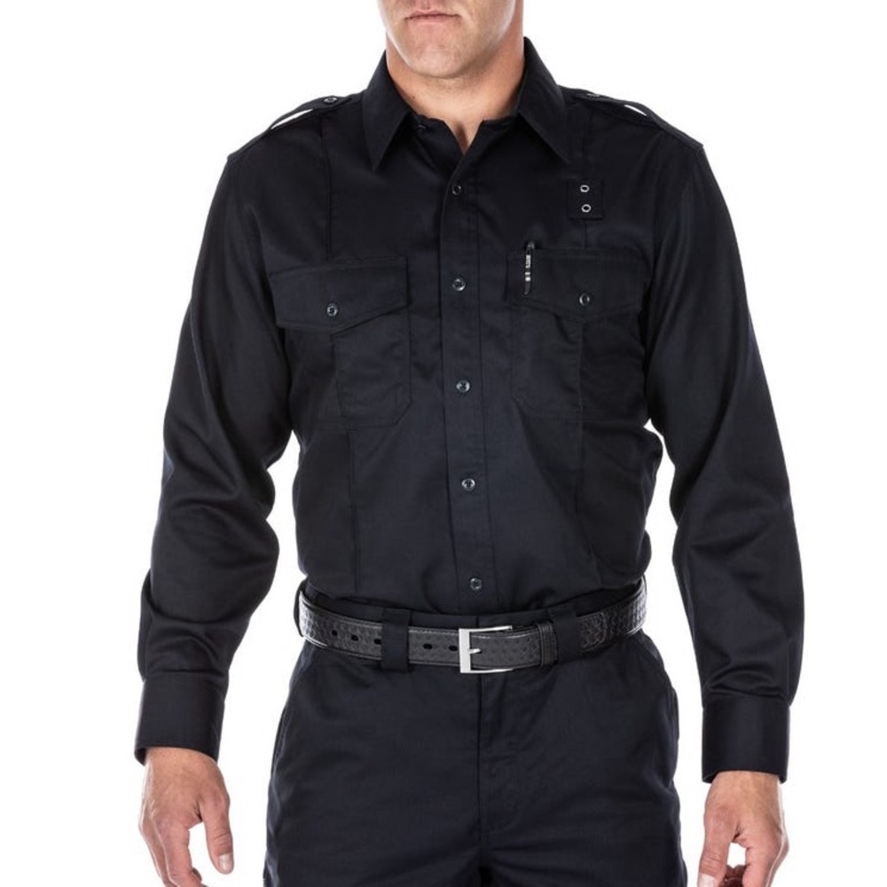 5.11 Tactical Long Sleeve TWILL PDU® CLASS in midnight navy